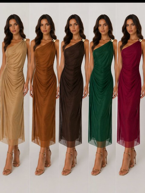 Vestido tule forrado social moda novidade linda