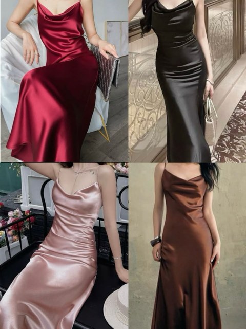 Vestido ceda longo social novidade linda