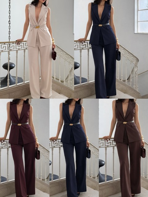 Conjunto linho de alfaiataria social muito linda