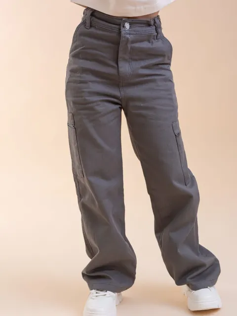 Calça cargo juvenil jeans
