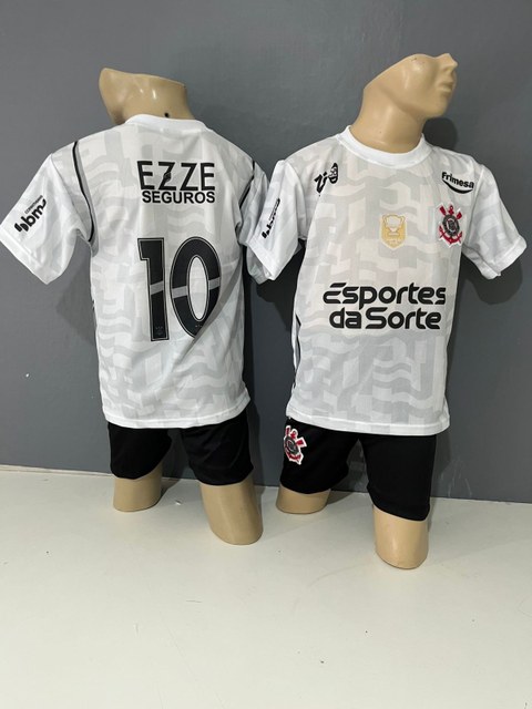 Conjunto infantil shorts e camisa