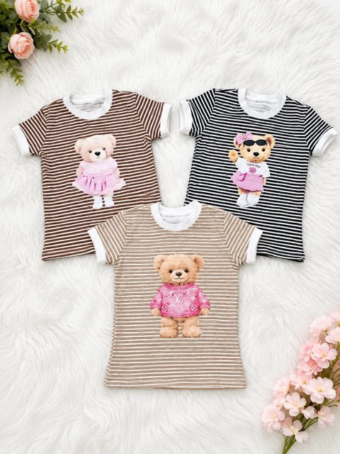 Blusinha listrada infantil de urso (35)