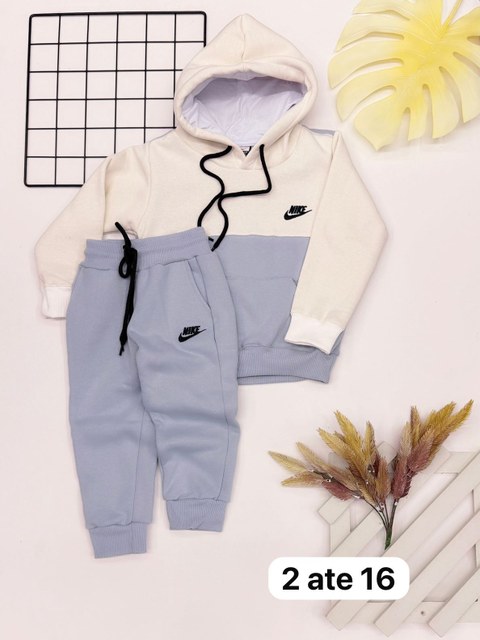 Conjunto moletom flanelado 3 Cabos