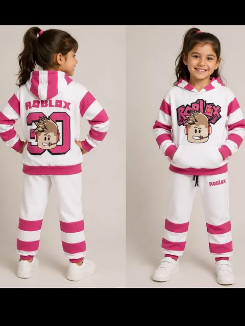 Conjunto moletom flanelado infantil com touca