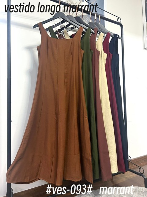 #ves-093#vestido longo de marrant