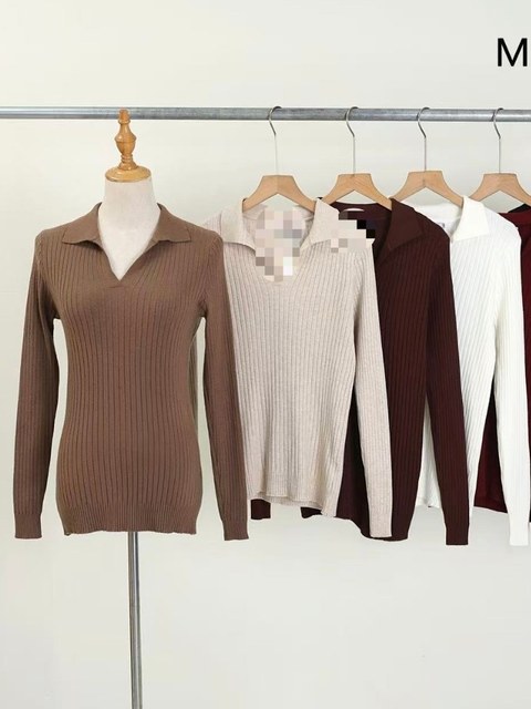 blusa de modal basica com colar importado