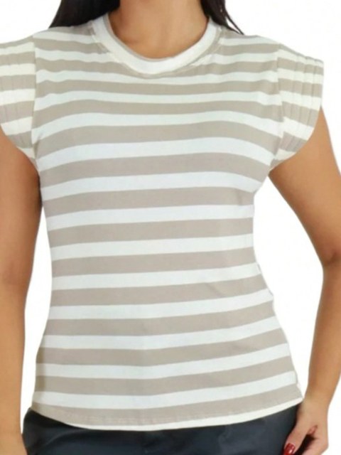 T-shirt Muscle Tee Listras Basica Moda Verao
