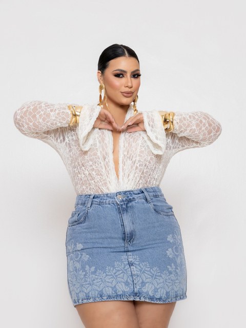 SAIA JEANS PLUS SIZE LASER