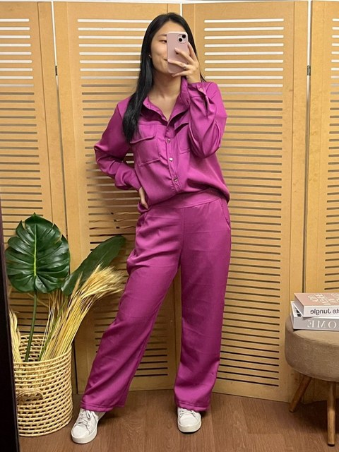 Conjunto Alfaiataria Camisa e Calça de Barbe