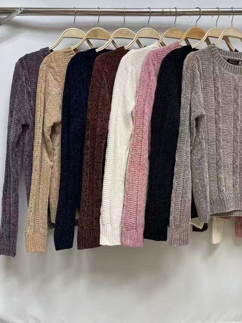 Blusa Tricô Mousse Feminina Inverno 708#