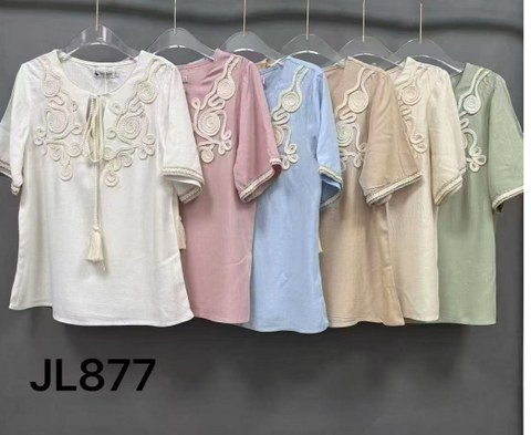 Blusa com bordado feminina   Enzo
