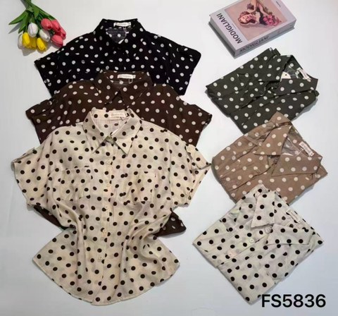 Camisa manga curta feminina    Enzo