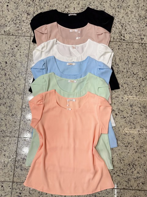 Blusa feminina tecido poliéster   Enzo