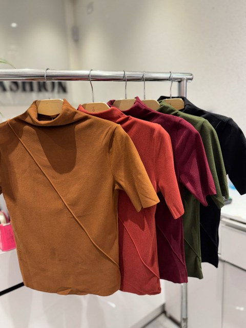 Promoção de inverno suéter manga curta