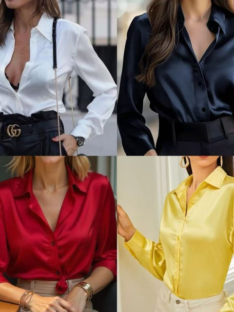 Camisa cetim
