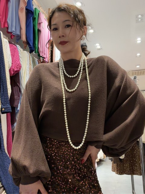 Blusa de Mangas de lanterna