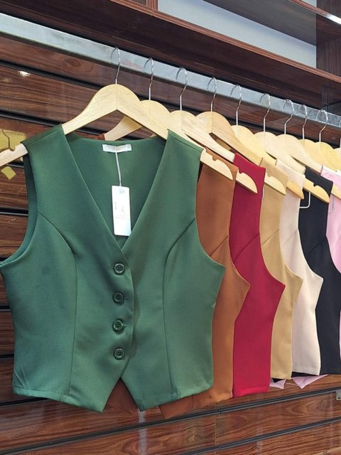 Colete #551 alfaiataria Elisa linda moda