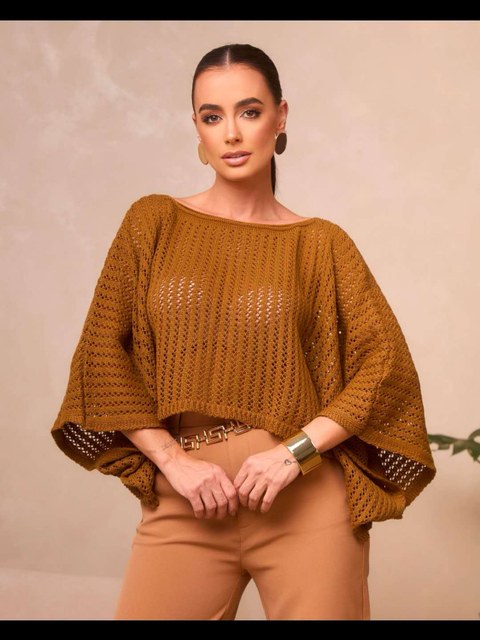 Poncho  modal  Elisa linda moda