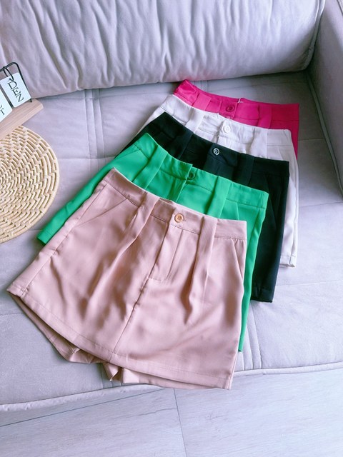 Short saia #419 alfaiataria Elisa linda moda