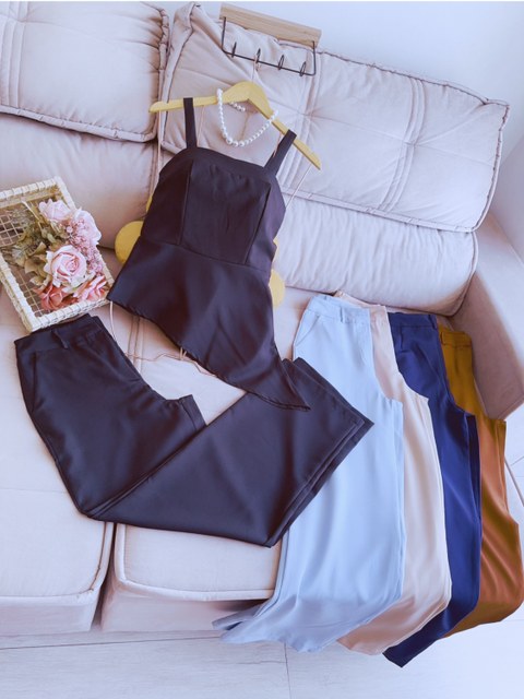 Conjunto #569 alfaiataria Elisa linda moda