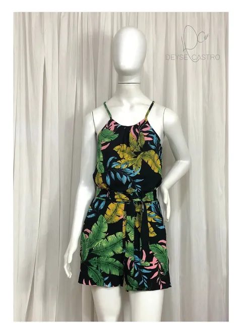 Conjunto P (38) Estampado Preto