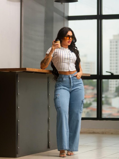 Wide Legue Cargo - sem lycra
