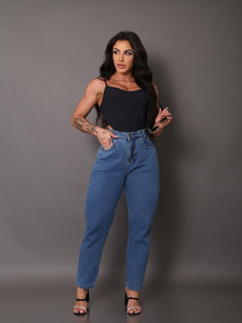Calça sem Lycra Mom