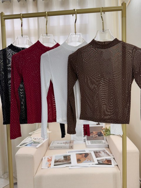 Fancy modas blusa brilho