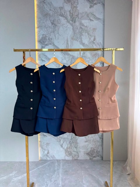 Fancy modas conjunto botões