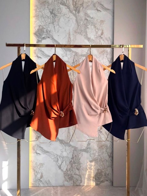Fancy modas blusa decote