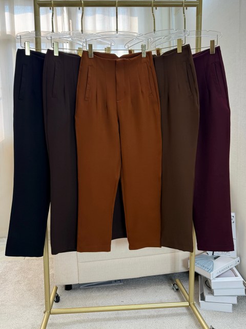 Fancy Modas calça alfaiataria