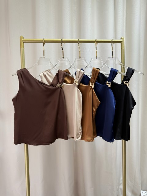 Fancy Modas blusa cetim