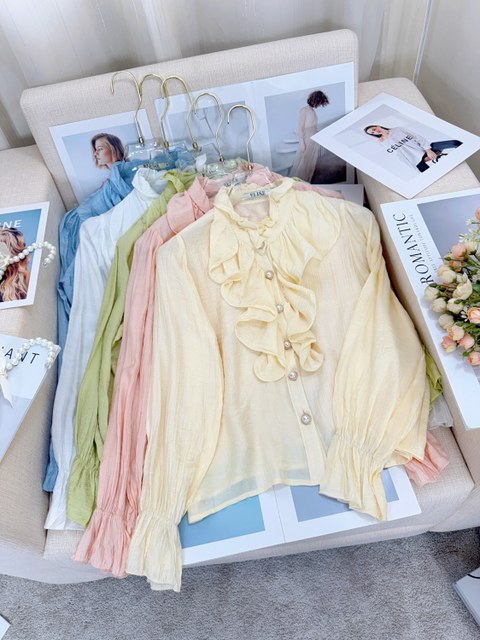 Fancy modas camisa pérola