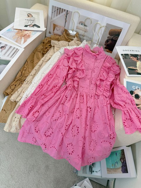 Fancy Modas vestido laise babado