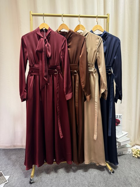 Fancy modas vestido cetim