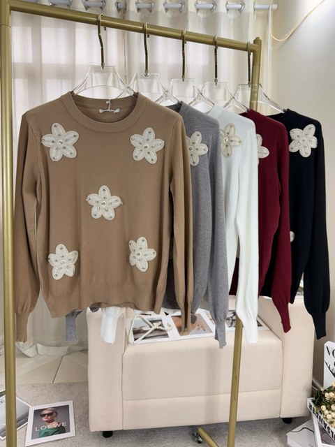 Fancy modas moletinho flor strass