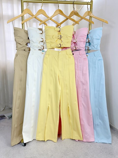 Fancy modas conjunto fivela