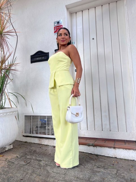 Conjunto tecido de alfaiataria