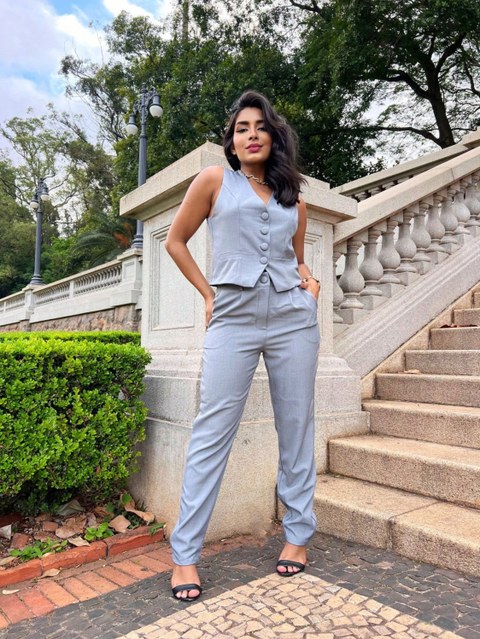 Conjunto tecido de Luís twill