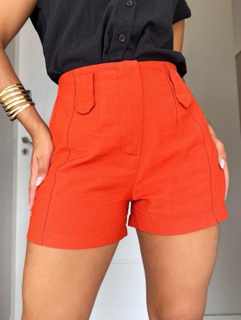 Shorts tecido de marrant