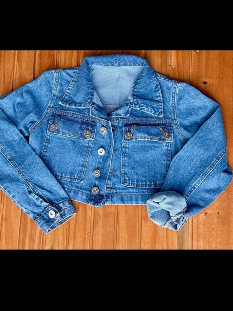 Jaqueta jeans feminina