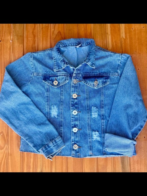 Jaqueta jeans feminina