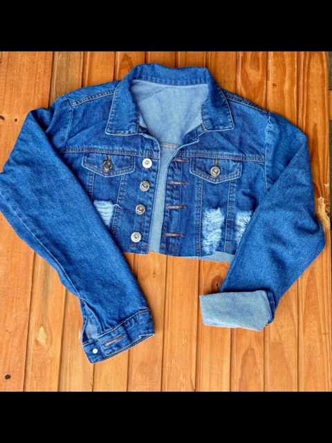 Jaqueta jeans feminina