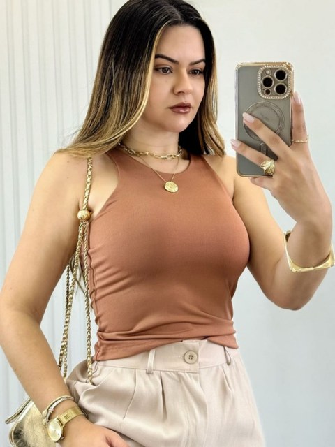 Blusa básica Suplex