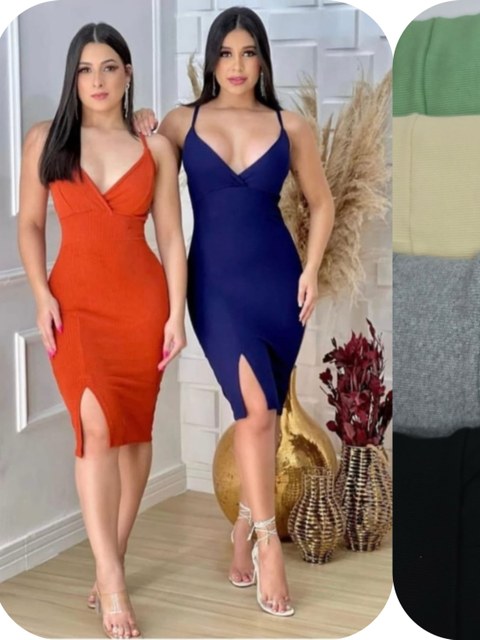Vestido fenda