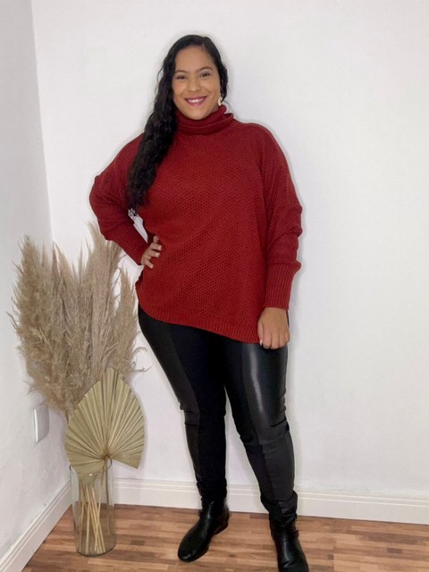 Poncho tricot