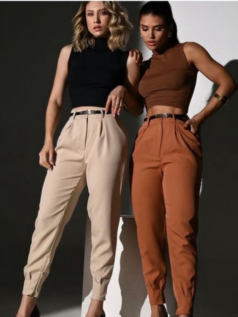 Calça cenoura