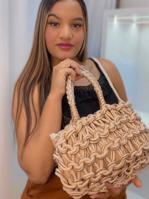 BOLSA DE MACRÂME MISS BELA - VS1028