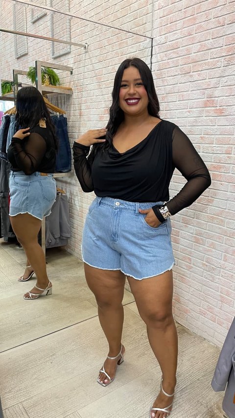 Short Semi Godê Claro 2631