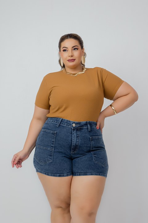 Short Bolsos Lycra Stone 2660